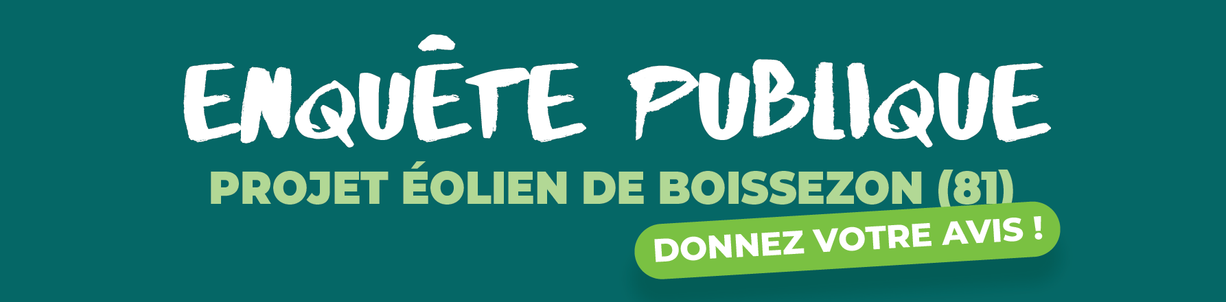 [L’ENQUÊTE PUBLIQUE] Donnez votre avis sur le projet éolien du 9 septembre au 11 octobre 2024